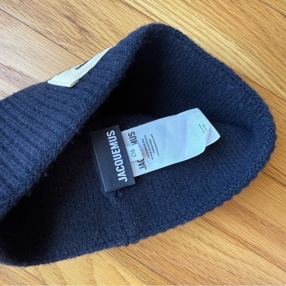 Jacquemus Navy Beanie